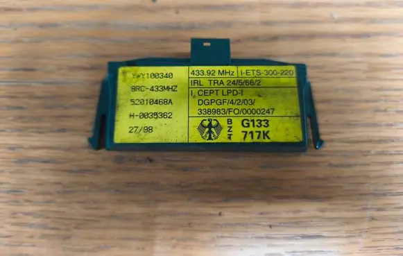 Land Rover Freelander Alarm control unit/module YWY100340 52010468A 8RC433MHZ