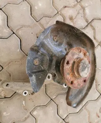 Volkswagen Sharan Front wheel hub spindle knuckle 3C0505