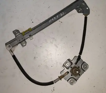 Rear door manual window regulator
