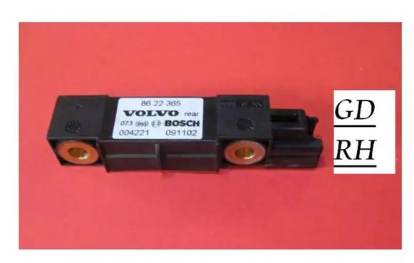 Volvo S60 Airbag deployment crash/impact sensor 8622365 091102