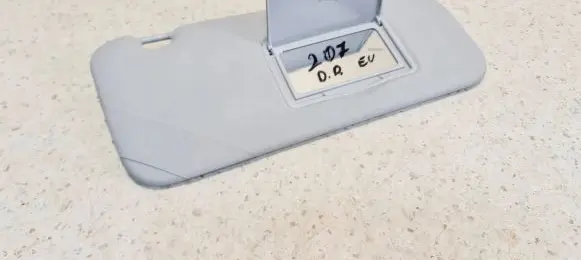 Peugeot 207 Sun visor 