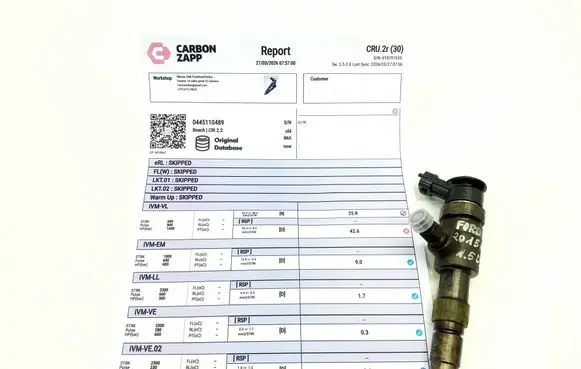 Ford Mondeo MK V Fuel injector 0445110489 CV6Q9F593AA