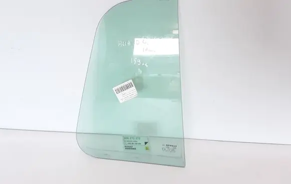 Rear vent window glass