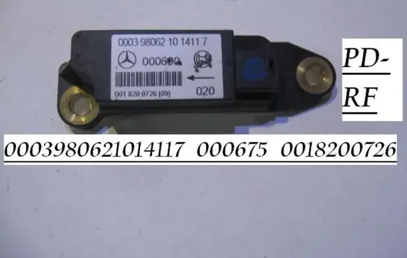 Mercedes-Benz C W202 Airbag deployment crash/impact sensor 0003980621014117 000675
