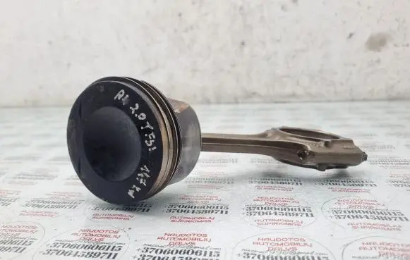 Piston with connecting rod