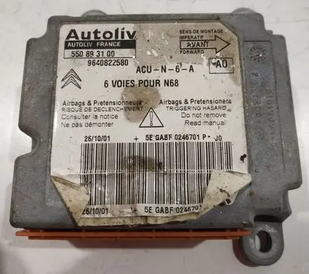 Citroen Xsara Picasso Airbag control unit/module 550893100 9640822580