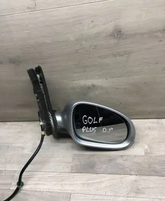 Volkswagen Golf Plus Front door electric wing mirror 076014
