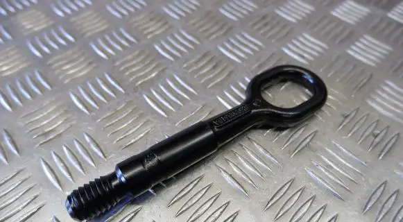 Towing hook eye