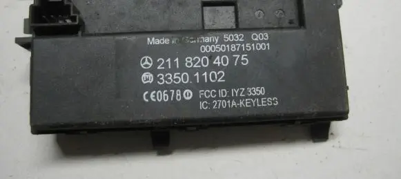 Mercedes-Benz E W211 Interior comfort aerial antenna 2118204075
