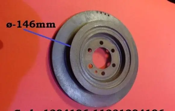 BMW 3 E30 Crankshaft pulley 1284196 11231284196 11231284195