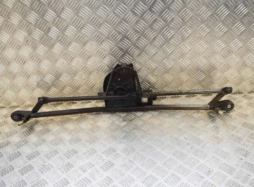 Front wiper linkage and motor