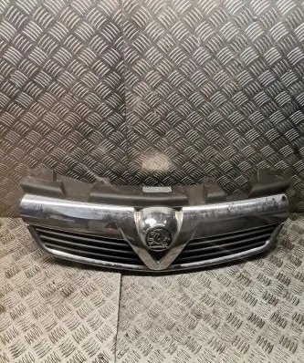 Opel Zafira B Front bumper upper radiator grill 13157590
