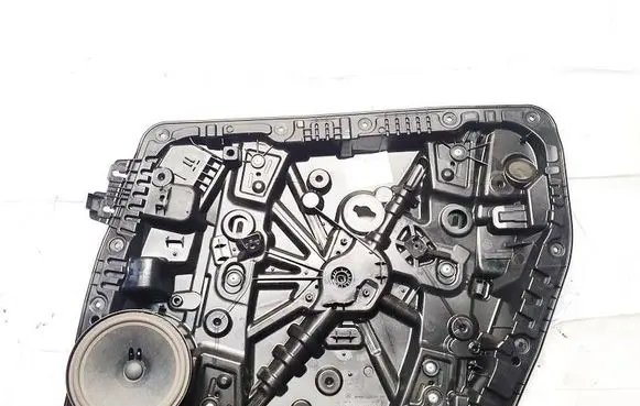Sliding door window regulator with motor