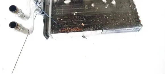 Heater blower radiator