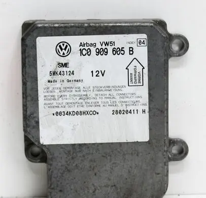 Volkswagen PASSAT B5 Airbag control unit/module 1C0909605B