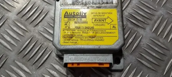 Peugeot 206 Airbag control unit/module 9635268880 550541500