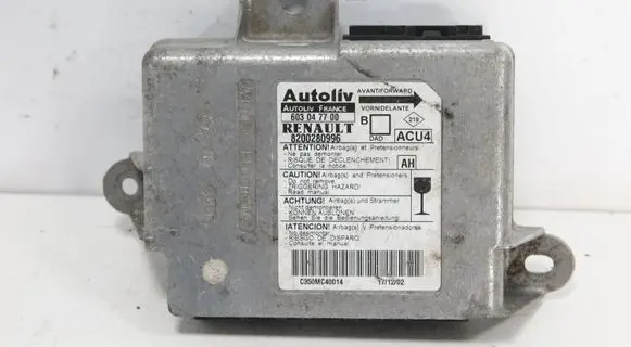 Renault Megane II Airbag control unit/module 603047700 8200280996