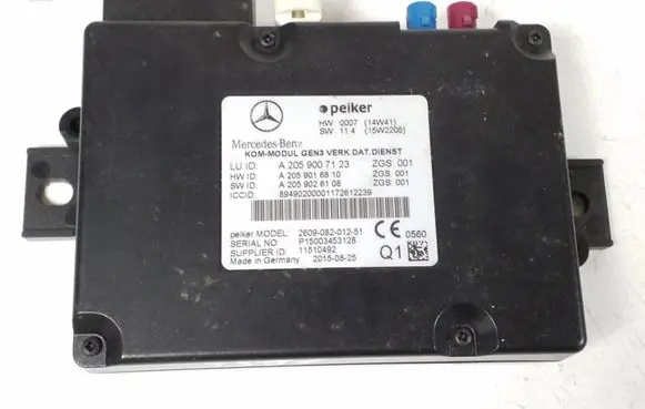 Mercedes-Benz E W212 Other control units/modules A2059007123