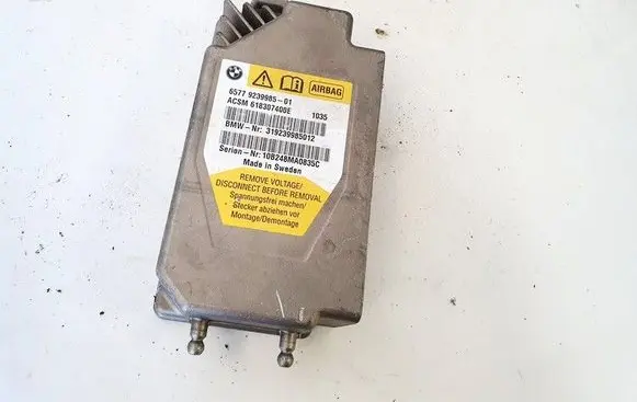 BMW 5 F10 F11 Airbag control unit/module 6577923998501