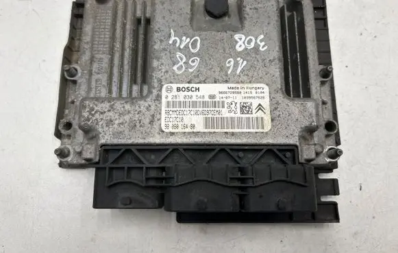Peugeot 308 Engine control unit/module 9666729580 0281030548 9808016480