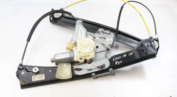 Front door window regulator with motor