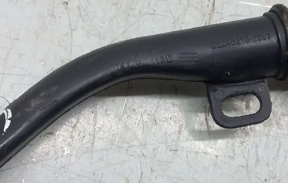 Volkswagen PASSAT CC Engine coolant pipe/hose 1K1260113D