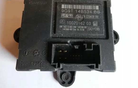 Ford Mondeo MK IV Door control unit/module 9G9T14B534BB