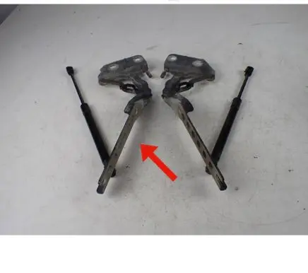 Audi A8 S8 D3 4E Engine bonnet/hood hinges 4E0823301E 4E0823302E