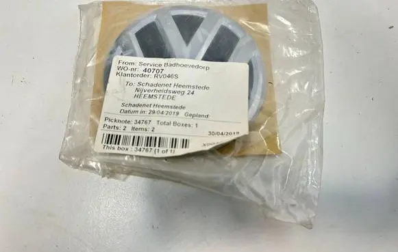 Volkswagen e-Up Manufacturer badge logo/emblem 1S6853630