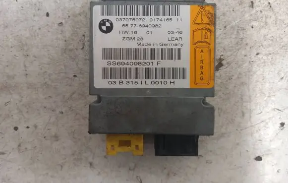 BMW 7 E65 E66 Airbag control unit/module 6940982 037075072