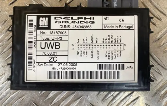 Citroen Jumpy Other control units/modules 454942368 13187905 GMDHP250001054