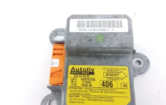 Peugeot 406 Airbag control unit/module 550539400 9628757280