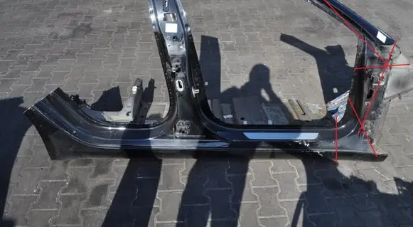 Tesla Model 3 Side car body part