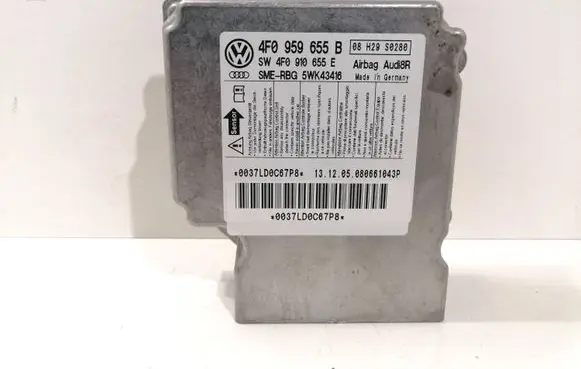 Audi A6 S6 C6 4F Airbag control unit/module 4F0959655B 4F0910655E