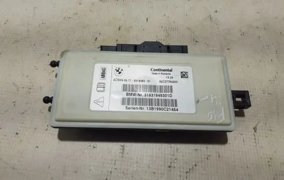BMW 5 F10 F11 Airbag control unit/module 9319493