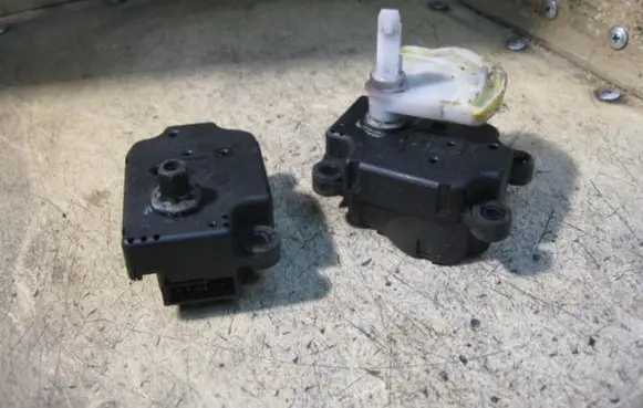 A/C air flow flap actuator/motor