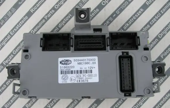 Fiat Bravo Central body control module 51863220 503440170302