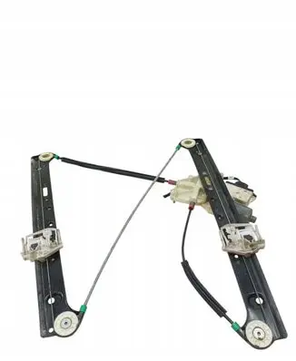 Front window lifting mechanism without motor