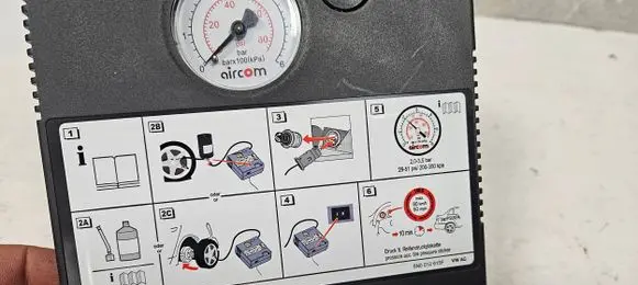 Volkswagen Sharan Tire air pump compressor 5N0012615F AIRCOMPRESSOR VWAG