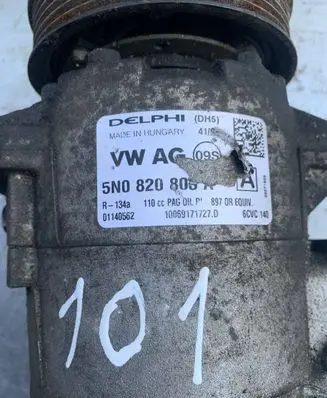 Volkswagen Golf V Air conditioning (A/C) compressor (pump) 5N0820803A 01140562 100691717279