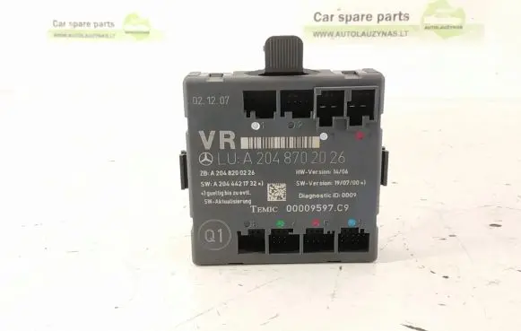 Mercedes-Benz C W204 Door control unit/module 2048702026 A2048702026