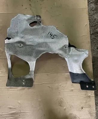 Heat shield in engine bay