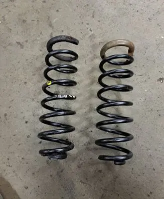 Rear coil spring