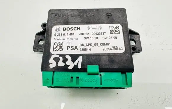Citroen C5 Aircross Parking PDC control unit/module 0263014494 9835626980 00030737