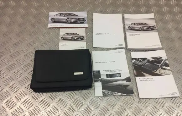 Audi A6 S6 C7 4G Owners service history hand book 