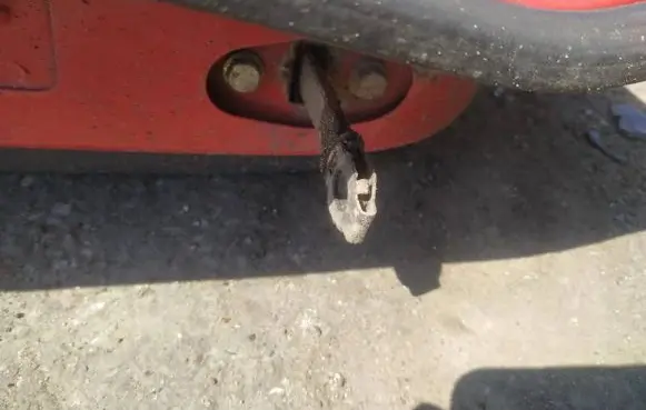 Rear door check strap stopper