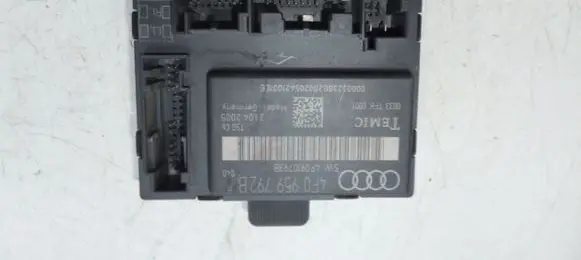 Audi A6 S6 C6 4F Door control unit/module 4F0959792B 4F0910793B
