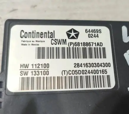 Jeep Cherokee Other control units/modules 68188671AD 2841630304300 C05D024400165