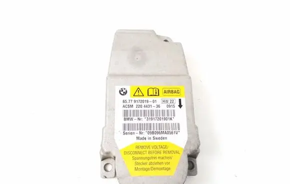 BMW 5 E60 E61 Airbag control unit/module 9172019