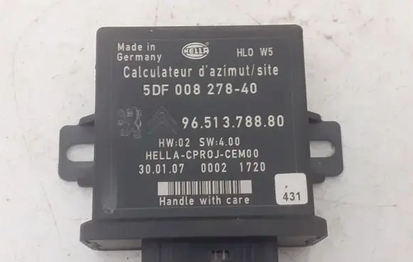 Peugeot 407 Light module LCM 5DF00827840 9651378880